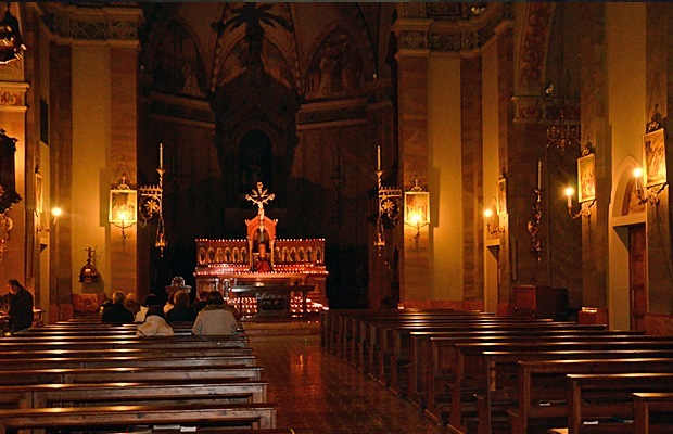 Stazione I della Via Crucis Castelletto di Brenzone