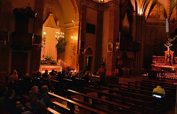 Stazione I della Via Crucis Castelletto di Brenzone