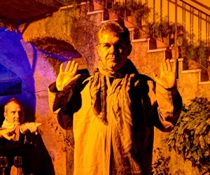 Station II of the Via Crucis Castelletto di Brenzone